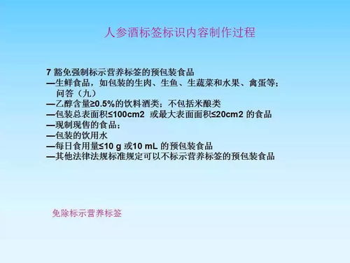 食品标签制作过程要点示例 以大米和露酒为例